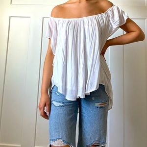 Free people off the shoulder top